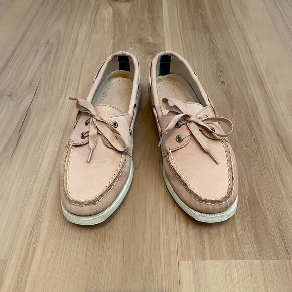 Sperry Top-Siders for J. Crew Blush Nubuck Boat Shoes 7.5 - Picture 2 of 8